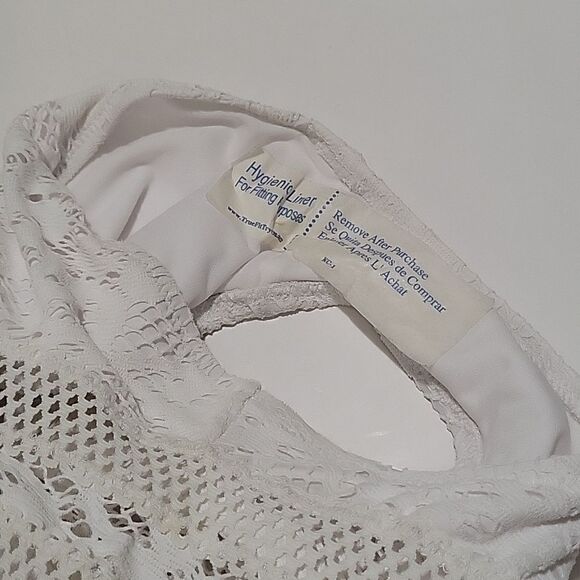 Becca by Rebecca Virtue White Captured Crochet One-Piece Swimsuit - Picture 11 of 16